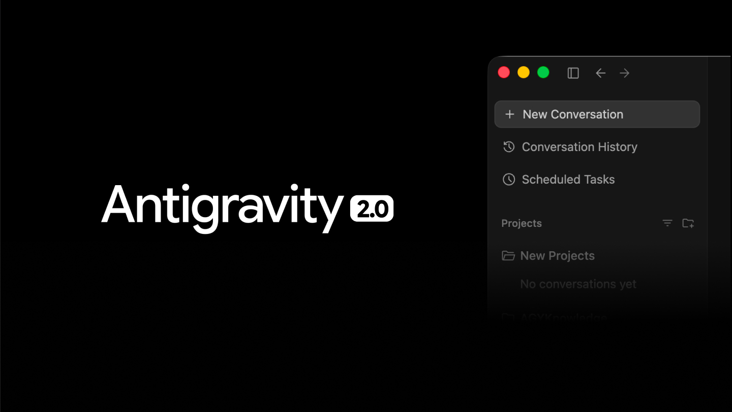 Google I/O 2026 Antigravity 2.0 keynote præsentation